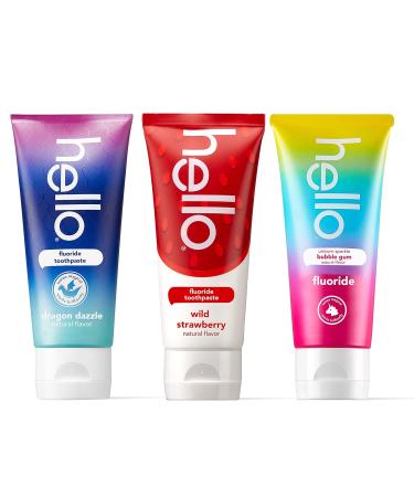 hello Deodorant Variety Pack (Coconut Citrus Sage) + Toothpaste Variety Pack (Unicorn Strawberry Dragon) for Women Men Kids - Buy Online on GoSupps.com