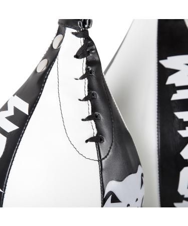 Venum Skintex Leather Speed Bag Medium - Black/Ice | Premium Quality - Buy Online on GoSupps.com