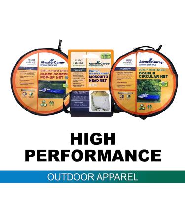Atwater Carey Sleep Screen Pop-Up Mosquito Net with Permethrin Bug Repellent - Buy Online on GoSupps.com