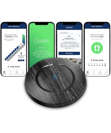 Shapa Revolutionary Numberless Scale & Personalized Shapa Program Including Mindful Eating and Missions.
