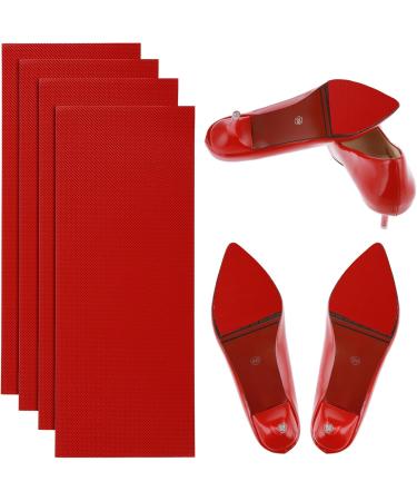Tyqour Sole Protector for Heels - Red - 4 pcs