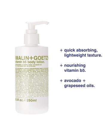Malin + Goetz Vitamin B5 Body Lotion - Vegan & Cruelty-Free 8.5 Fl Oz - Healing Formula for All Skin Types - Unisex Body Moisturizer - Buy Online on GoSupps.com