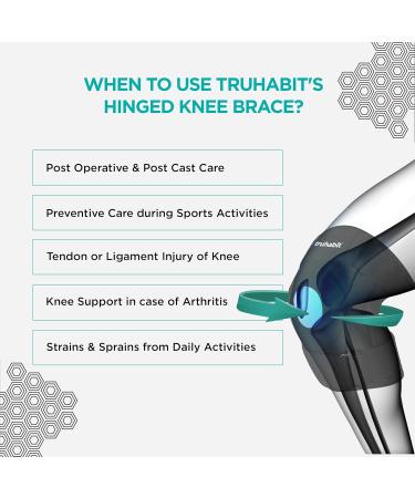Buy Hinged Knee Brace for Pain Relief - Open Patella Support for Ligament Tear | Free Size Knee Support for Men & Women - Buy Online on GoSupps.com