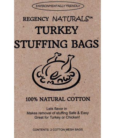 Regency Wraps RW875N Natural Turkey Stuffing Bags, 18"
