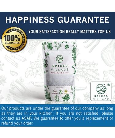 Spices Village Monosodium Glutamate 10 oz - Natural MSG Seasoning Salt - Kosher, Gluten-Free, Non-GMO, Vegan - Resealable Bulk Bag - Buy Online on GoSupps.com