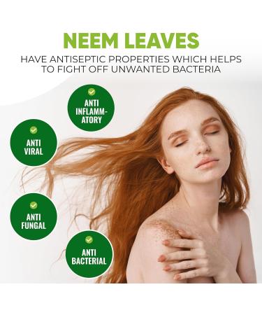 Davis Finest Neem Powder 100% Pure & Natural Leaf Plant - Promotes Healthy Scalp & Skin, Hair Growth, Dandruff, Hair Loss - 300g (3x100g) Pack - Buy Online on GoSupps.com