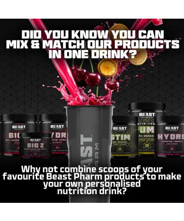 Beast Pharm Stim Free Pre Workout Powder Eddie Hall's Pump 30 Servings - Sour Cherry - Buy Online on GoSupps.com