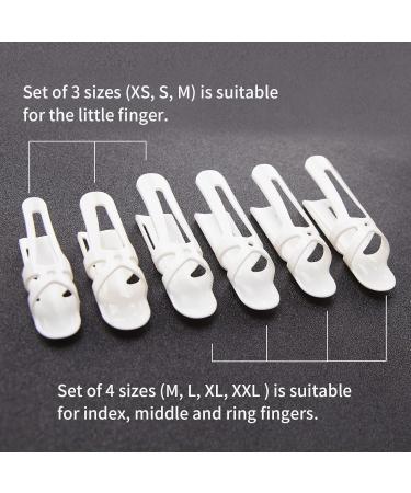 Buy Finger Splint Protector & Joint Immobilizer Sleeve - Set of 3 for Instant Finger Support | International Shipping Available - Buy Online on GoSupps.com