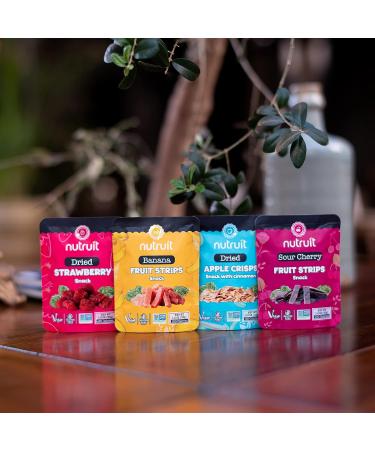 Nutruit Gourmet Healthy Snacks Mega Variety Box - Vegan, Gluten-Free, Non-GMO, Kosher - Pack of 32 High-Fiber, Plant-Based Protein Snacks, No Added Sugar - Perfect Snack Gift for Family, Kids, Adults - 1.2oz Packs - Buy Online on GoSupps.com