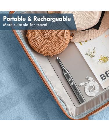 Rechargeable Tooth Polisher Kit - 5 Brush Heads 3 Polishing Pastes LED Light IPX6 5 Speed Modes - Professional Teeth Cleaning for a Bright Smile - Buy Online on GoSupps.com