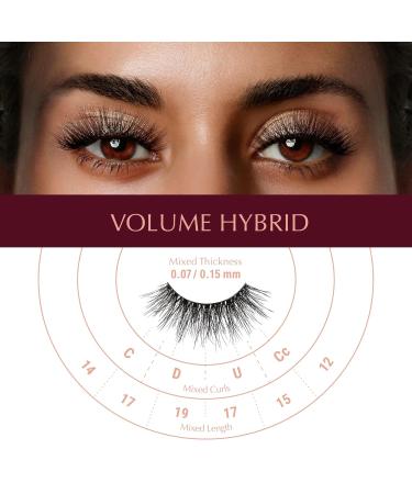 i-ENVY Extension False Lashes | Hybrid Salon Quality Natural Look | Fluffy Cat Eye Fake Lashes with Invisible Band - Buy Online on GoSupps.com
