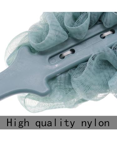 Long Handle Back Scrubber for Shower | Soft Nylon Mesh Exfoliating Brush | Bath Body Washer for Men, Women & Elderly - Buy Online on GoSupps.com