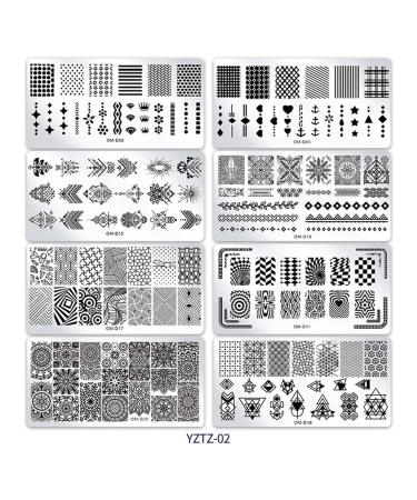 Kasituny Nail Creativity Molding Plate - DIY Steel Stamping Dish for Unique Nail Art - International Shipping Available - Buy Online on GoSupps.com