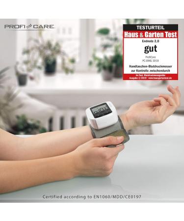 Profi-Care PC-BMG 3018 Wrist Blood Pressure Monitor - Accurate Portable & International Shipping - Buy Online on GoSupps.com