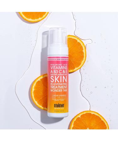 MineTan Wonder Tan Self Tanner | Skin-Rejuvenating Streak-Free Sunless Tan with Hyaluronic Acid & Vitamins 200ml - Buy Online on GoSupps.com