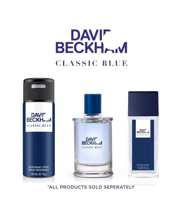 David Beckham Classic Blue Men's Eau de Toilette Spray 3 Ounce - Buy Online on GoSupps.com