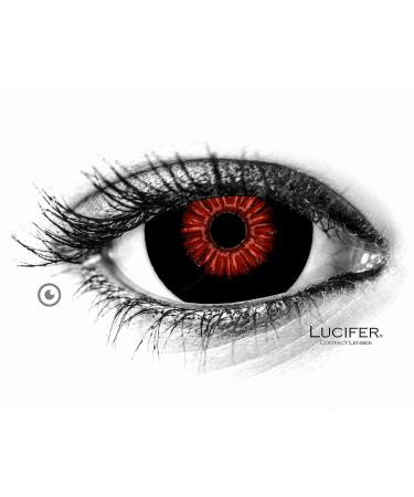 Lucifer colored contact lenses Mini Sclera Tokyo Ghoul 2 - Big colored contact lenses 17mm - 2 pieces (1 pair) without prescription contact lenses for Halloween Cosplay Carnival Party - Buy Online on GoSupps.com