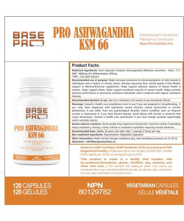 NEW KSM-66 Ashwagandha | 60 Days Supply | Ashwagandha KSM-66 600mg per Day | 5% Withanolides | Athletic Support & Promote Physical Performance | - Buy Online on GoSupps.com