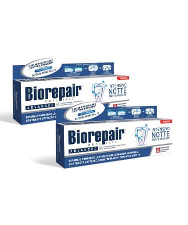 [ 2 PACK ] Biorepair Night Intensive Toothpaste 75 ML - Packaging May Vary