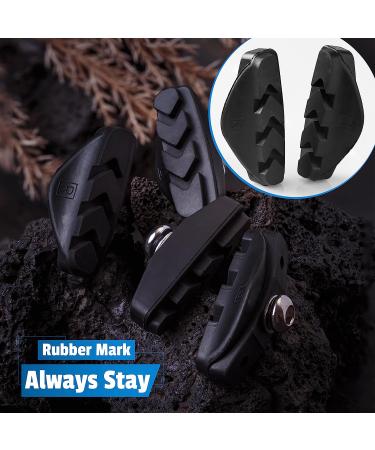 ELAPCO Bike Brake Pads 4 PCS + Installation Tool | C-Shaped 50MM Pads for Mountain Bike | Ideal Road Brake Pads | Reliable in Wet Conditions - Buy Online on GoSupps.com