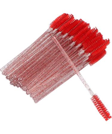 Mascara brush bar ABS material Rich hair volume Disposable eyelash brush Easy to make up Red - Buy Online on GoSupps.com