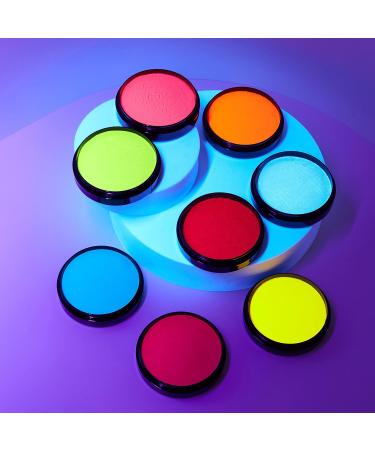 Moon Glow Pro 8-Series Neon UV Facial & Body Paint Pots Water-Based Professional Makeup for Adults & Kids | 36g International Shipping - Buy Online on GoSupps.com