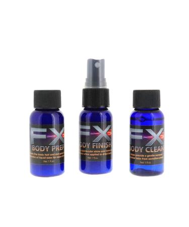 3 Bottle Latex Body Spray for Prep, Clean, and Finish - Perfect for Adults and Kids - Ideal for Theater, Halloween, Parties, Cosplays, Carnivals - Buy Online on GoSupps.com