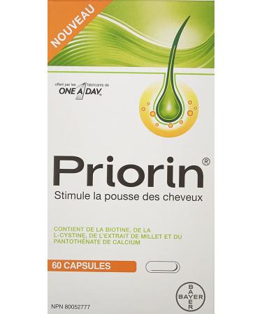 Priorin Hair Growth Capsules - 60 Count for Stronger  Thicker Hair - Buy Online on GoSupps.com