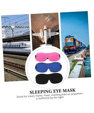 FOMIYES 12 Pcs 3D Silk Sleep Masks - Eye Covers for Kids & Adults Satin Blindfolds for Travel & Sleep Assorted Colors - Buy Online on GoSupps.com