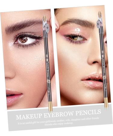 WOONEKY 8pcs Wooden Beauty Eyebrow Pencil Black Eyebrow Eyebrow Pencil Makeup Tool 1 count (Pack of 1) Coffee - Buy Online on GoSupps.com