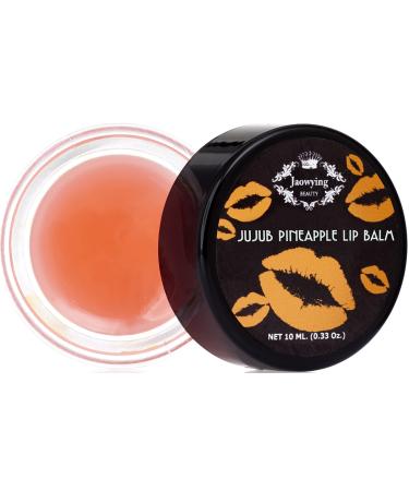 Pineapple Lightening Lip treatment for Dark Lips - Rich shea butter  Softens  Hydrates and Nourishes - Net 0.33 Oz (10 g.)