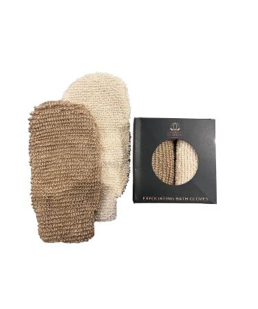 Luminous Bloom - exfoliating glove - bamboo exfoliator - shower scrub - body scrub exfoliator - exfoliating mitt