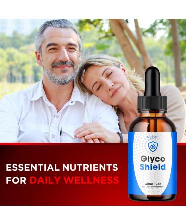 Glyco Shield Drops Official Glyco Shield Blood Support Drops with All Natural Ingredients GlycoShield Maximum Strength Liquid Supplement Supporting Your Health and Wellness Naturally (30 Servings) - Buy Online on GoSupps.com