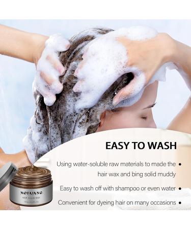 Temporary Hair Color Wax - Easy Washout Hair Dye for Halloween & Cosplay (Brown 4.23 oz) | Vibrant Hair Spray Color for Parties - Buy Online on GoSupps.com