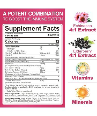 EnvyCure 10 in 1 Immune Support Supplement Gummies + Organic Toddler Multivitamin Gummies 3 Pack - Buy Online on GoSupps.com