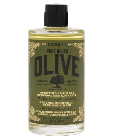 KORRES Olive 3-in-1 Nourishing Oil, 3.38 fl. oz.