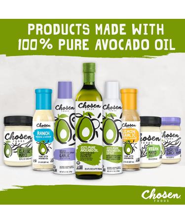 Chosen Foods 100% Pure Avocado Oil Spray - Keto & Paleo Friendly Cooking Spray for Baking & Frying - 6 oz (Pack of 1) - Buy Online on GoSupps.com