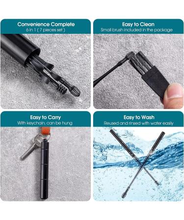 17 Pcs Stainless Steel Ear Wax Removal Tool Set with Cleaning Brush and Storage Box | Ear Cleaner Kit for Earwax Removal - Buy Online on GoSupps.com