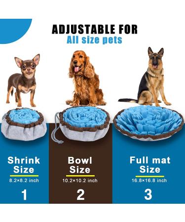 Adjustable Snuffle Mat with Suction Cup - Dog Enrichment Toy Set with Training Clicker for Slow Eating and Stress Relief - Buy Online on GoSupps.com