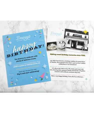 Dewey's Bakery Birthday Gift Box - Moravian Style Cookie Thins | 3-Piece Cookie Gift Basket - Buy Online on GoSupps.com