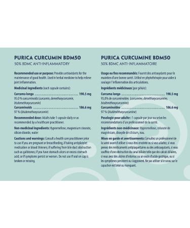 PURICA - Curcumin BDM50 Extra Strength 15 Vegan Capsules - Source of Antioxidants - Help Relieve Joint Inflammation 15 count (Pack of 1) - Buy Online on GoSupps.com