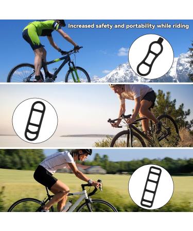 20 Pieces Bicycle Light Silicone Tape - Elastic Rubber Bands with Hooks for Flashlights & Speakers | Durable Bicycle Accessories - Buy Online on GoSupps.com