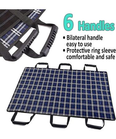 Bed Positioning Pad with 6 Handles Multipurpose Positioning Bed Pad for Body Turning Sliding Moving-Transfer Blanket Reusable & Washable Patient Lifting Device - Buy Online on GoSupps.com