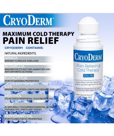 CryoDerm 4 oz Cold Therapy Spray - Fast Pain Relief - Buy Online on GoSupps.com