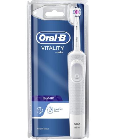 Oral-B Vitality White + Clean Rechargeable Toothbrush - Best International Shipping | Superior Oral Care - Buy Online on GoSupps.com