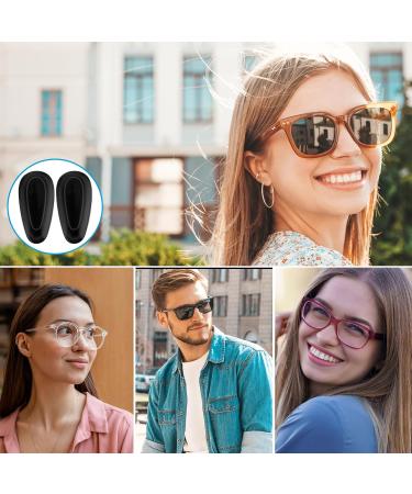 Buy Wllhyf Silicone Nose Pads for Glasses | Self-Adhesive Anti-Slip Cushion for Comfort | Perfect for Men & Women | Black | International Shipping Available - Buy Online on GoSupps.com