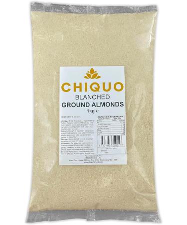 Chiquo Blanched Ground Almonds 1kg - Pack of 2 - Premium Velvety Almond Flour for Keto Baking & Cooking | Snacks | Soups 1kg (Pack of 2) - Buy Online on GoSupps.com