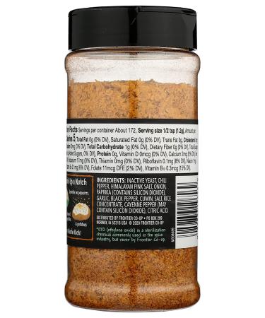 GoSupps.com - Frontier Co-op Premium Nutritional Yeast Nacho Spice 7.3 oz (207 g) - Buy Online on GoSupps.com