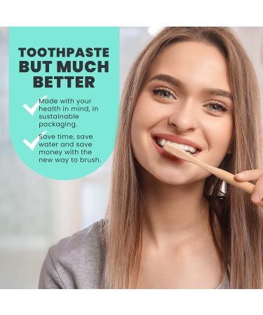 Good Organics Toothpaste Tablets - Natural Plaque Removal & Teeth Whitening - Zero Waste, Xylitol, Travel-Friendly, Fluoride-Free - Minty Flavor - 90 Counts - Buy Online on GoSupps.com