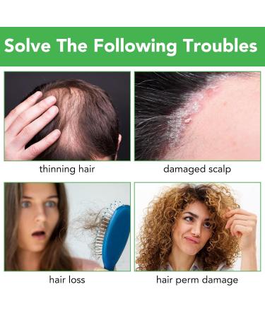 Purvigor Natural Rosemary Mint Hair Mask with Biotin - Deep Conditioner for Dry Damaged & Frizzy Hair | 2 fl. oz - International Shipping Available - Buy Online on GoSupps.com